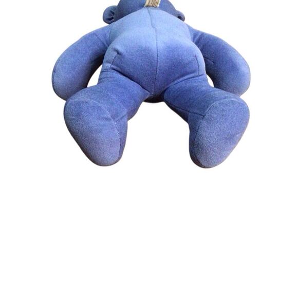 North American Bear Company Blue Teddy Bear 20 Inches Tall 1979 - Picture 4 of 7